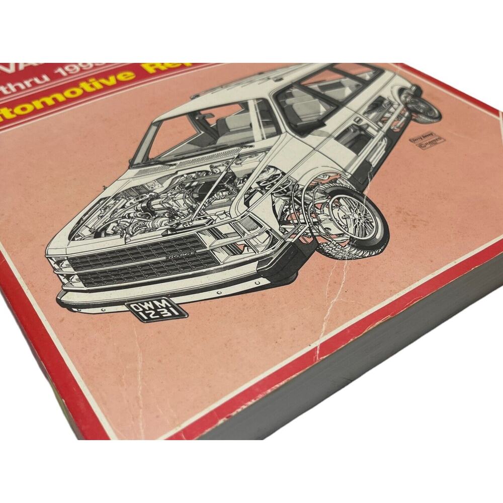 VTG Dodge Caravan & Plymouth Voyager 1984-1988 Repair Manual - Haynes #1231 - Picture 5 of 7